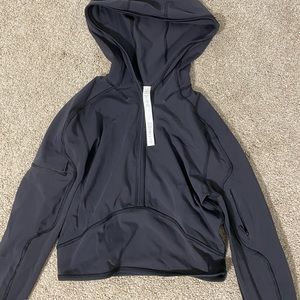 Lululemon Break a Trail 1/2 Zip Hoodie - Black